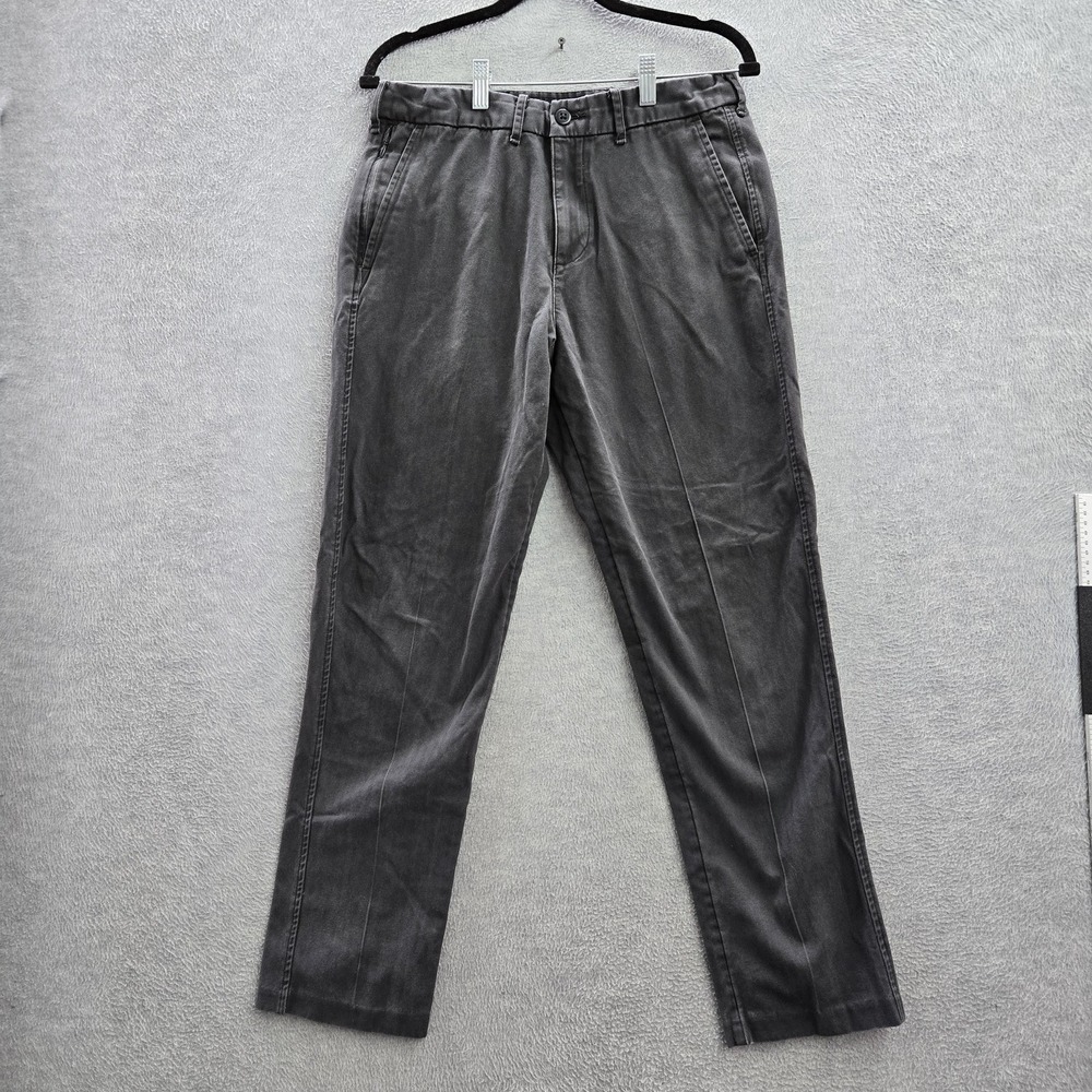 Abercrombie & Fitch Men Pants 30W 32L Gray Chino 28" Inseam